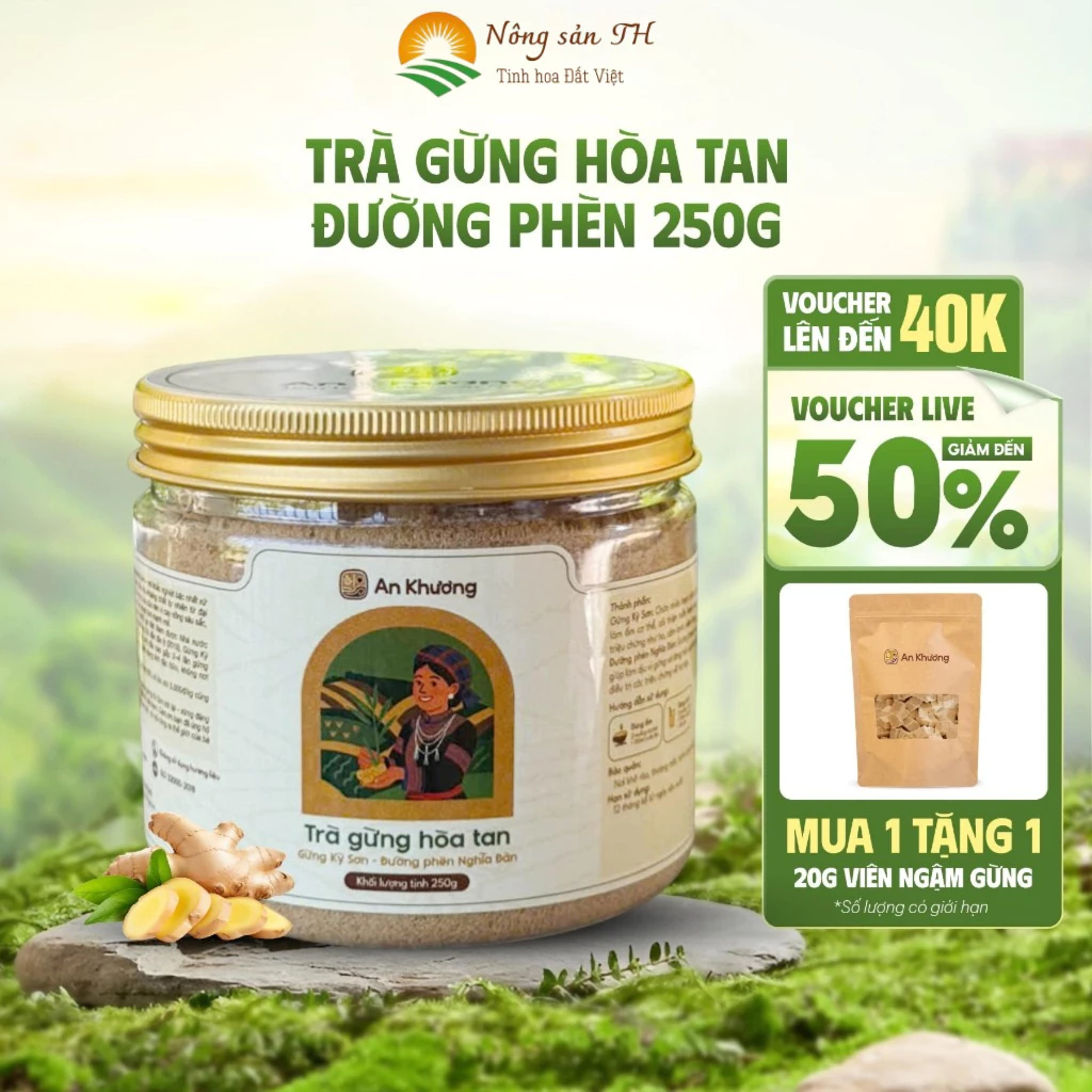 TRÀ GỪNG HÒA TAN AN KHƯƠNG 250G